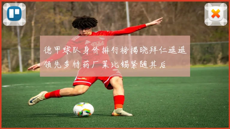 德甲球队身价排行榜揭晓拜仁遥遥领先多特药厂莱比锡紧随其后